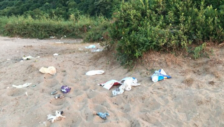 Bartın’da kıyı, çöplüğe döndü