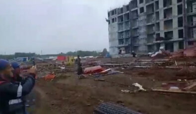 Bartınlı inşaat personelleri, Rusya’daki 8.8’lik zelzele anını görüntüledi