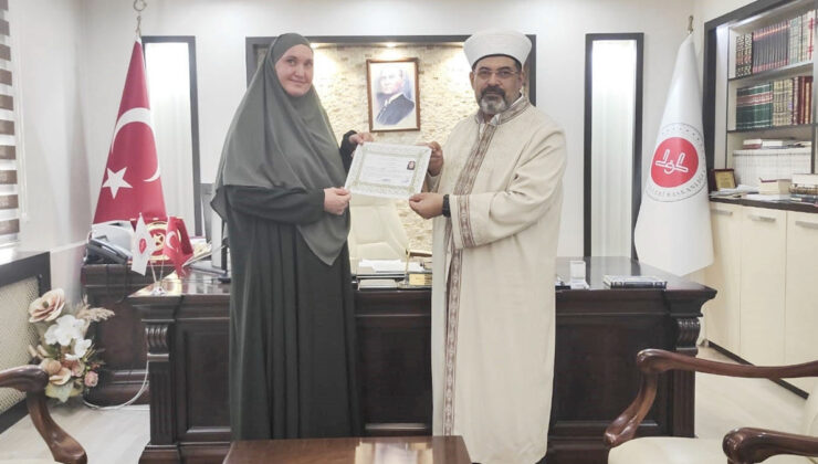 Batman’da Rus vatandaşı bayan, Müslüman oldu