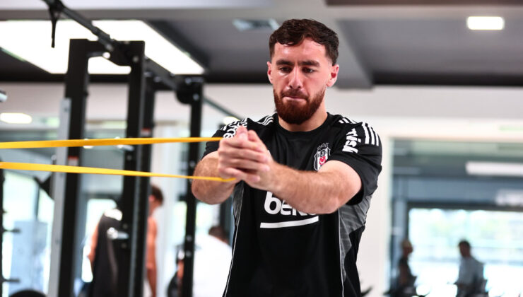 Beşiktaş’ta günün ikinci egzersizi gerçekleşti