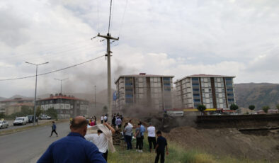 Bitlis’te doğalgaz çizgisinde patlama