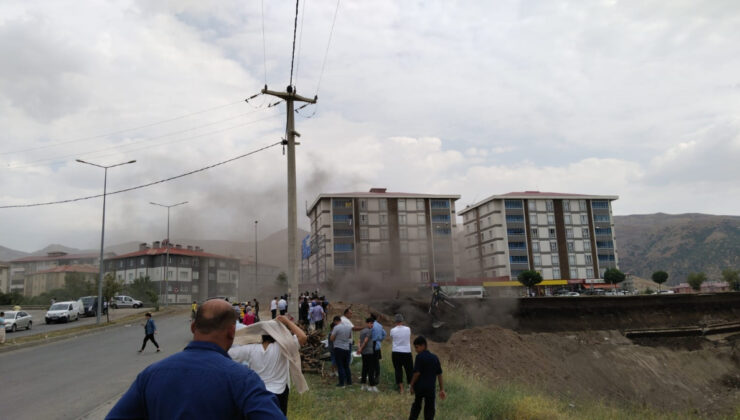 Bitlis’te doğalgaz çizgisinde patlama