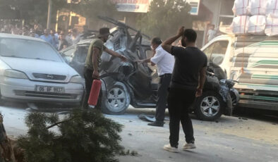 Bitlis’te freni boşalan tır, 8 araca çarptı