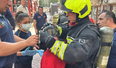 Bolu’da 5 katlı apartmanda yagın