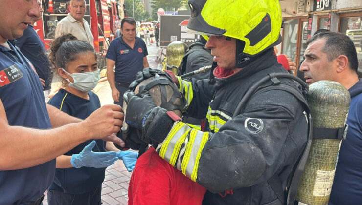 Bolu’da 5 katlı apartmanda yagın