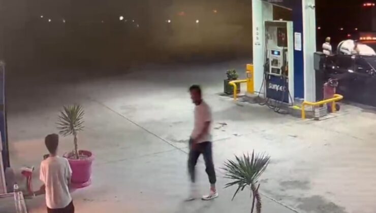 Bursa yangınında gözaltına alınan FETÖ’cünün akaryakıt aldığı anlar