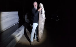 Bursa’da barajda oltasına takıldı: Tam 40 kilo tartısında