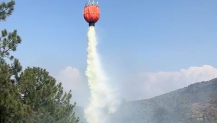 Bursa’da çıkan yangın denetim altında