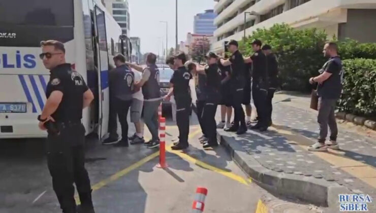 Bursa’da online bahis çetesine darbe: Lüks ofise baskın, 7 tutuklama