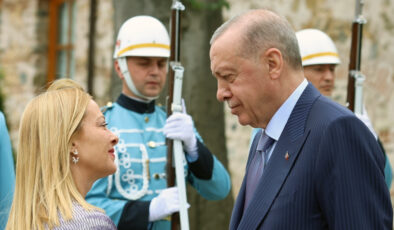 Cumhurbaşkanı Erdoğan, Meloni’yi İstanbul’da ağırladı