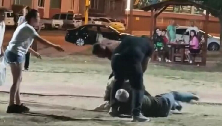 Edirne’de tekmeli yumruklu arbede