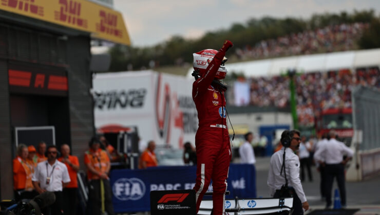Formula 1 Macaristan Grand Prix’sinde pole durumunu Charles Leclerc aldı