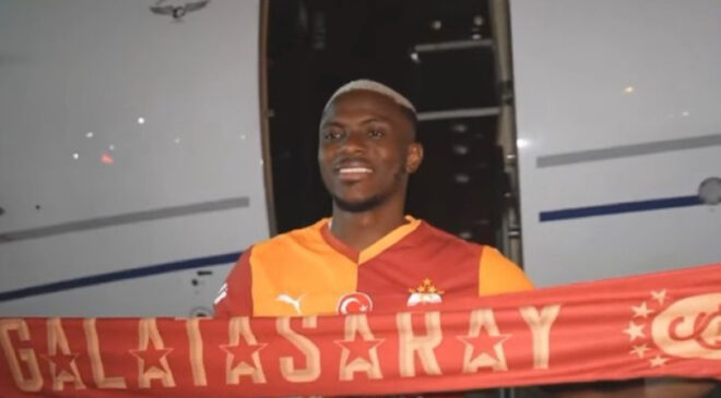 Galatasaray’ın yeni transferi Victor Osimhen İstanbul’da