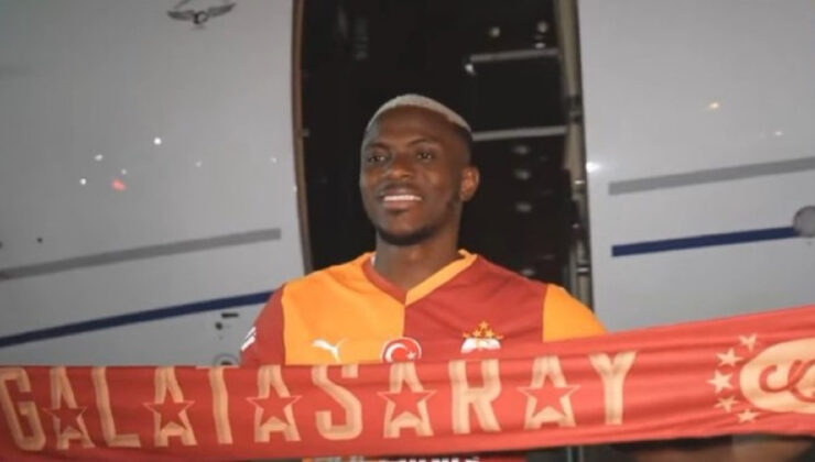 Galatasaray’ın yeni transferi Victor Osimhen İstanbul’da
