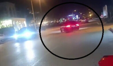 Hatay’da drift atan şoför dereye uçtu