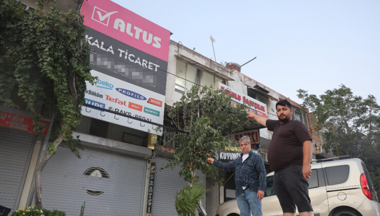 Hatay’da dükkan sahibi sırra kadem basınca parasını ödedikleri eşyalardan oldular