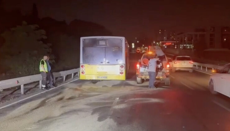 İstanbul’da araba, İETT yol bakım aracına çarptı: 1’i ağır 5 yaralı