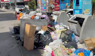 İstanbul’da CHP belediyeciliği: Beşiktaş’ta çöp dağları görüntülendi