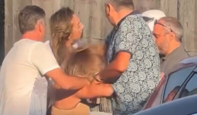 İstanbul’daki yol verme arbedesinde iki bayan şoför birbirine girdi