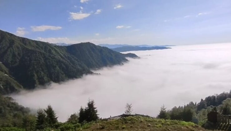 Karadeniz’in ‘Bulut Denizi’, ziyaretçilere unutulmaz hoşluklar sunuyor