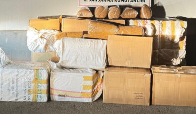 Kayseri’de yolcu otobüsünde 750 kilogram kaçak tütün bulundu