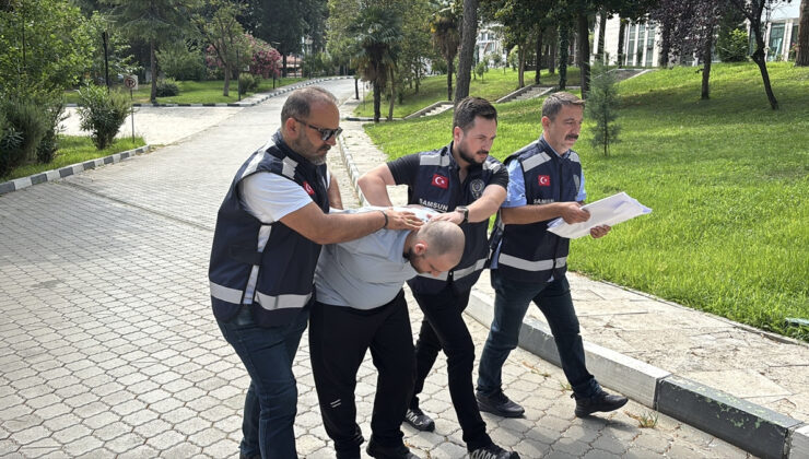 Kırmızı bültenle aranan şahıs Gürcistan’da yakalanıp, Samsun’a getirildi