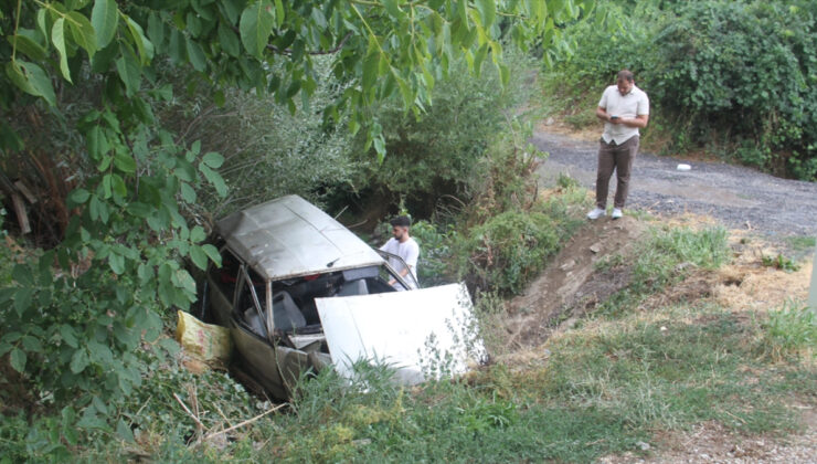 Konya’da araba su kanalına düştü: 3 yaralı