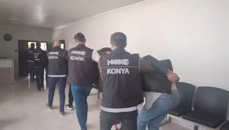 Konya’da uyuşturucuya geçit yok: 82 operasyonda 147 şüpheliye süreç yapıldı
