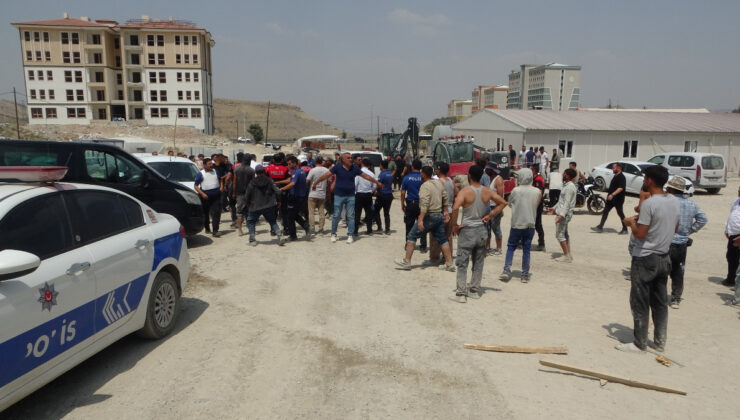 Malatya’da bıçaklı silahlı şantiye arbedesi: 17 yaralı
