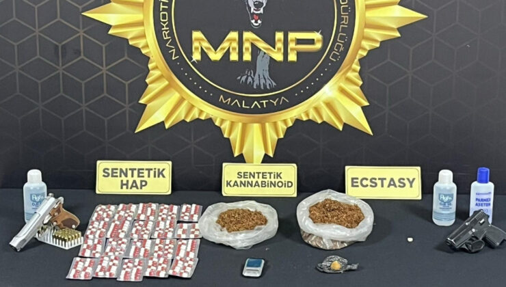 Malatya’da zehir tacirlerine darbe: 9 tutuklama