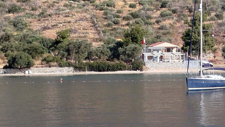 Muğla’da kıyıya duvar örüldü