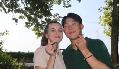 Rize’ye Güney Koreli damat: Nişan merasiminde horon oynattılar