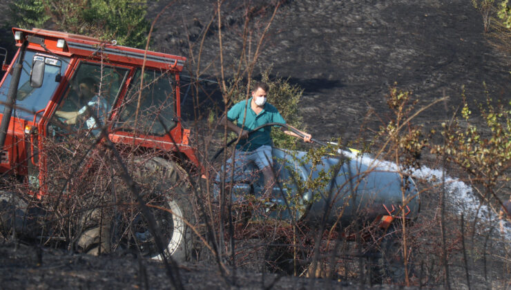 Sakarya’da otluk alanda yangın çıktı