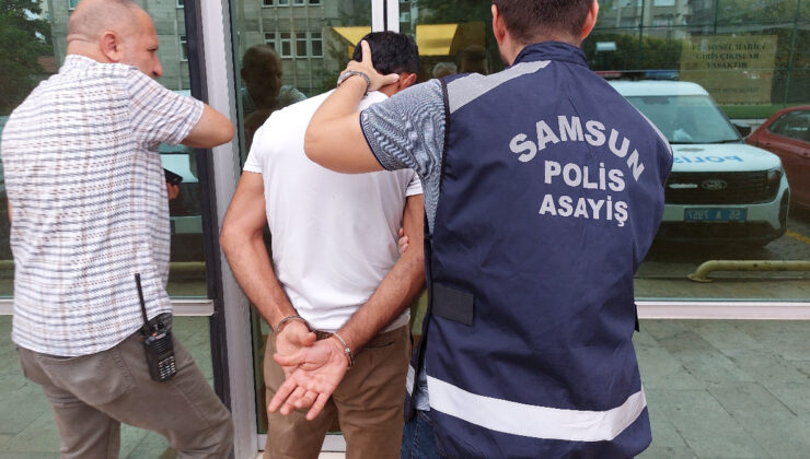 Samsun’da borcuna karşılık çaldığı araçla kaçmaya çalıştı: Kovalamaca sonucu yakalandı