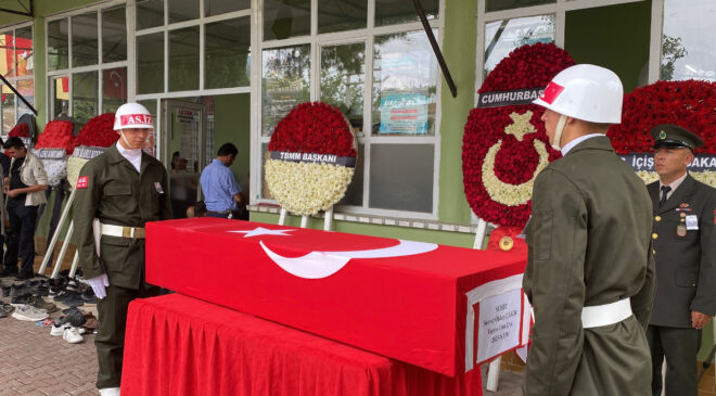 Şehit Servet Ökkeş Çakır, Osmaniye’de son seyahatine uğurlandı