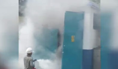 Siirt’te trafo yangını çıktı