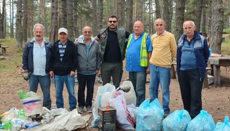 Sivas’ta köylüler, ormanları temizledi