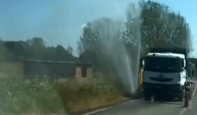Tekirdağ’da altyapı alarm veriyor: Su boruları patladı, vatandaş israfa reaksiyonlu