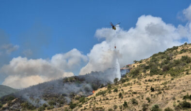Tekirdağ’da makilik alanda yangın çıktı: Grupların müdahalesi sürüyor
