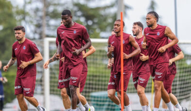 Trabzonspor, sabah egzersizini gerçekleştirdi