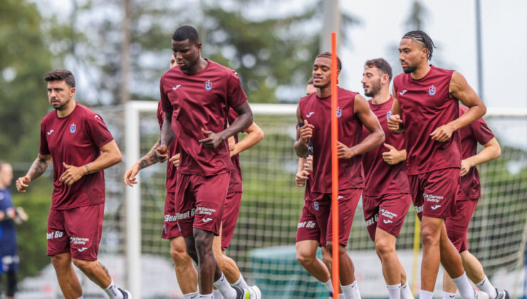 Trabzonspor, sabah egzersizini gerçekleştirdi