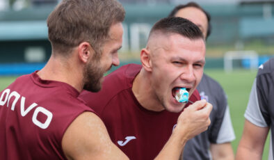 Trabzonspor’da Oleksandr Zubkov’a doğum günü sürprizi