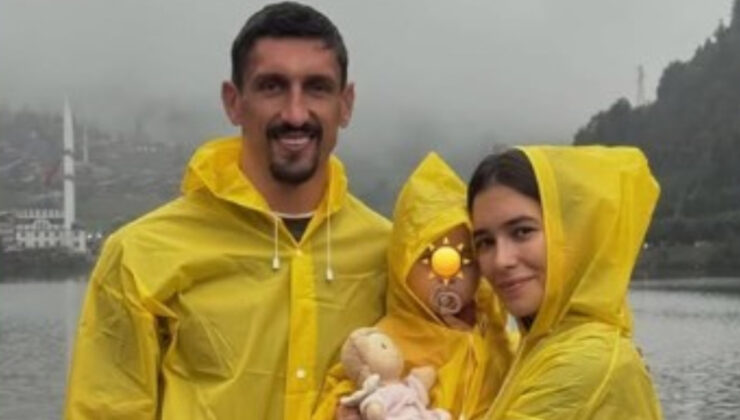 Trabzonsporlu Savic, ailesiyle Uzungöl’de