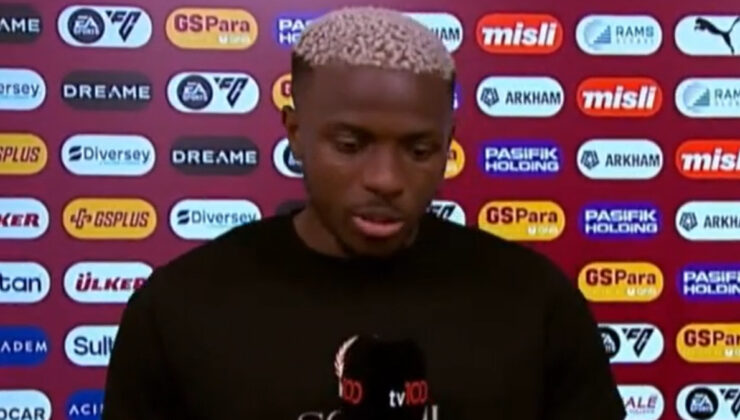 Victor Osimhen tv100’e konuştu: Konutuma döndüm, çok memnunum