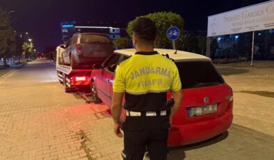 Antalya’da korsan nakliyecilik yapılan 8 araca 835 bin lira ceza