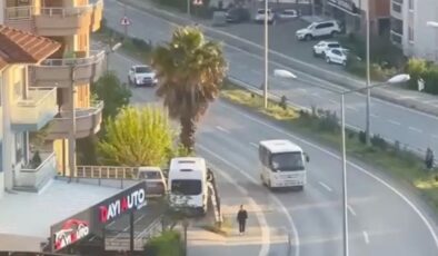 Bartın’da trafikte geri giderek hareket yapan şoföre ceza