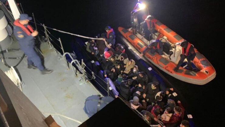 Çanakkale’de radar takılan bott 31 kaçak göçmen yakalandı