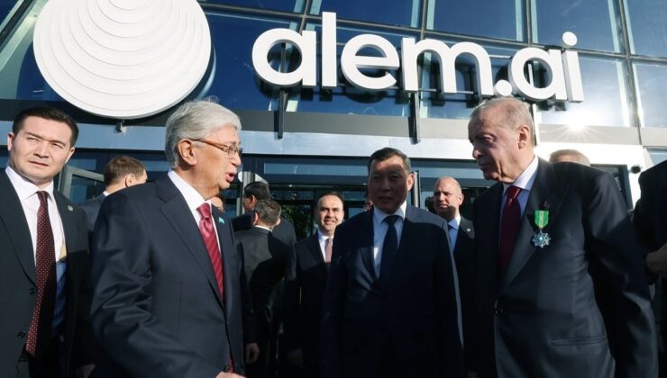 Cumhurbaşkanı Erdoğan, Astana’da Alem.AI Yapay Zeka Merkezi’ne ziyaret