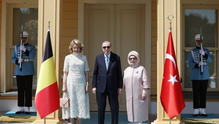Cumhurbaşkanı Erdoğan, Belçika Kraliçesi ile görüştü