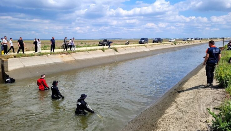 Edirne’de sulama kanalına düşen bireyden acı haber